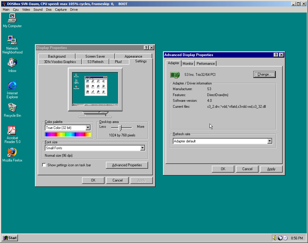 windows 98 img for dosbox